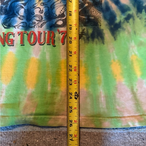 Grateful Dead Shirt Mens Large Tie Dye Spring Tour '77 Skeleton Roses 2020 - Picture 4 of 7